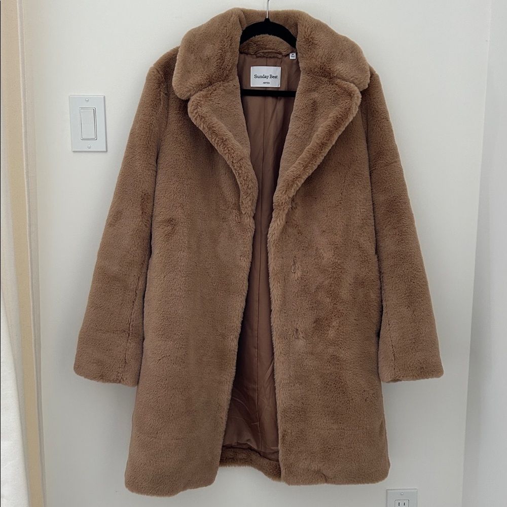 Sunday Best Faux Fur Coat
